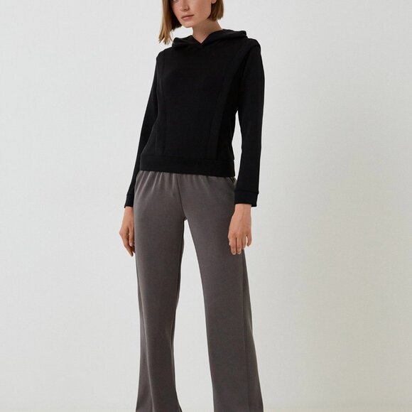 NUX Sleek Mia Cropped Hoodie Black M - Picture 2 of 11